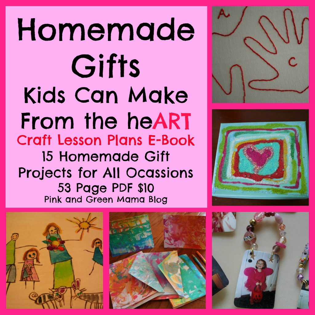Gifts From Kids
 Pink and Green Mama Easy Kid Made Father s Day Gift