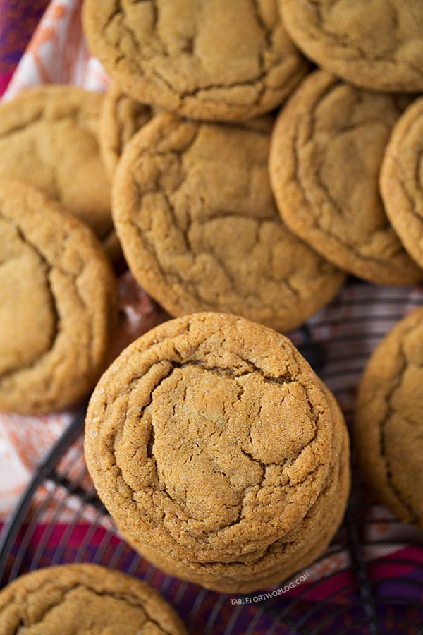 Gingerbread Molasses Cookies Recipe
 Soft and Chewy Ginger Molasses Cookies Table for Two