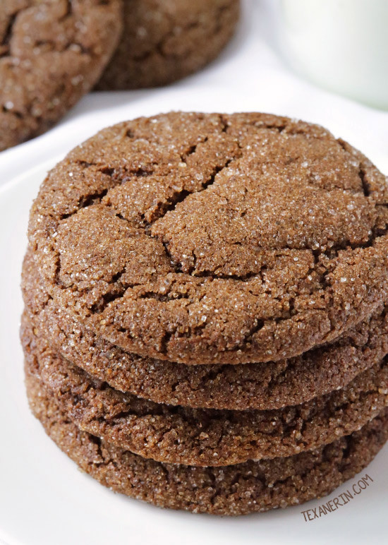 Gingerbread Molasses Cookies Recipe
 Molasses Cookies gluten free dairy free whole grain