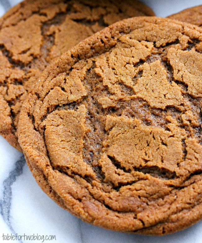 Gingerbread Molasses Cookies Recipe
 Molasses Ginger Cookies Table for Two