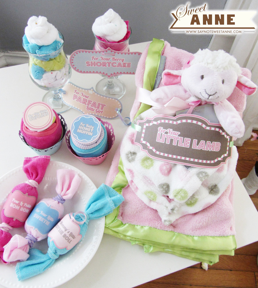 Girl Baby Gifts Ideas
 Baby Shower Gifts [Free Printable] Sweet Anne Designs