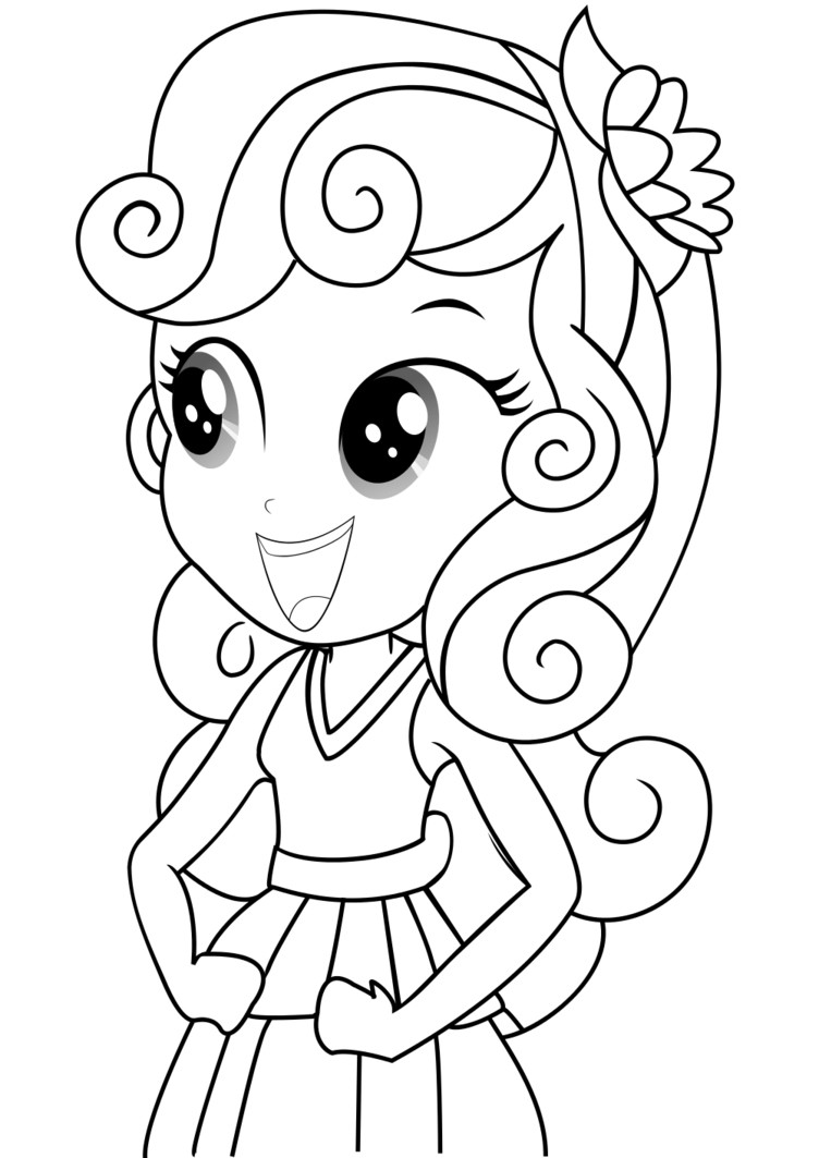 Girl Coloring Pages Printable
 Equestria Girls Coloring Pages Best Coloring Pages For Kids