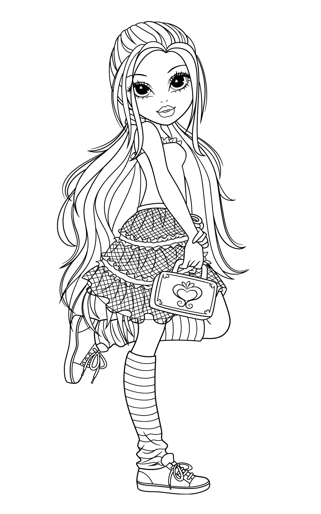 Girl Coloring Pages Printable
 New Moxie Girlz Coloring Pages will be added frequently so