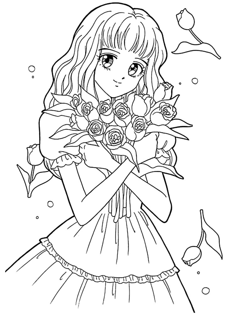Girl Coloring Pages Printable
 Anime Coloring Pages Best Coloring Pages For Kids