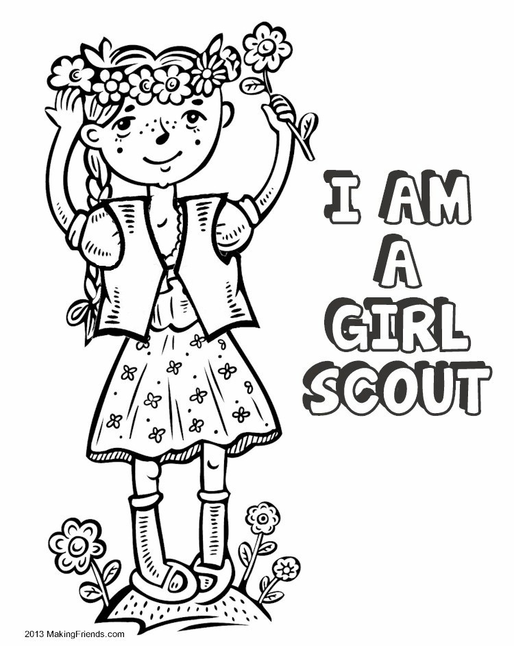 Girl Scout Coloring Pages Printable
 The Law Coloring Book