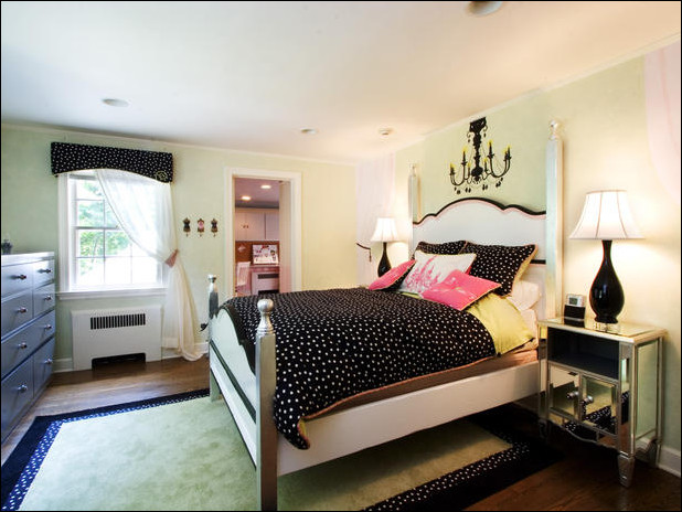 Girl Teenage Bedroom
 Key Interiors by Shinay Not Pink and Beautiful Teen Girl