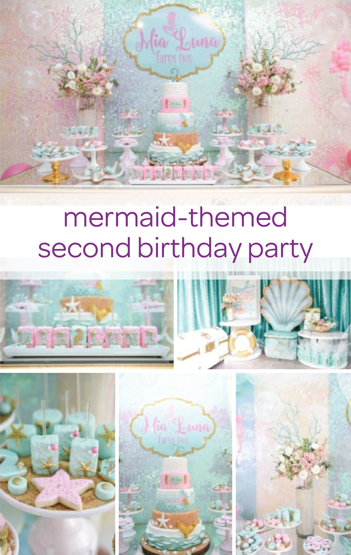 Girl Themed Birthday Party
 Mermaid Birthday Party