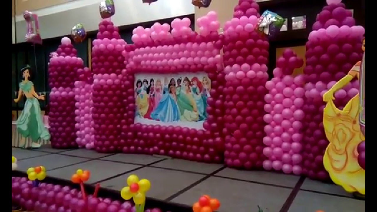 Girl Themed Birthday Party
 castle themed party decorations Birthday party Theme