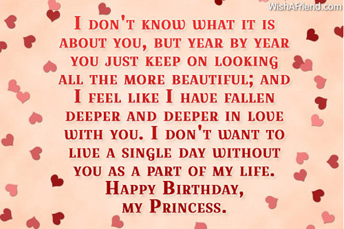 Girlfriend Birthday Quote
 I don t know what it is Birthday Wish For Girlfriend