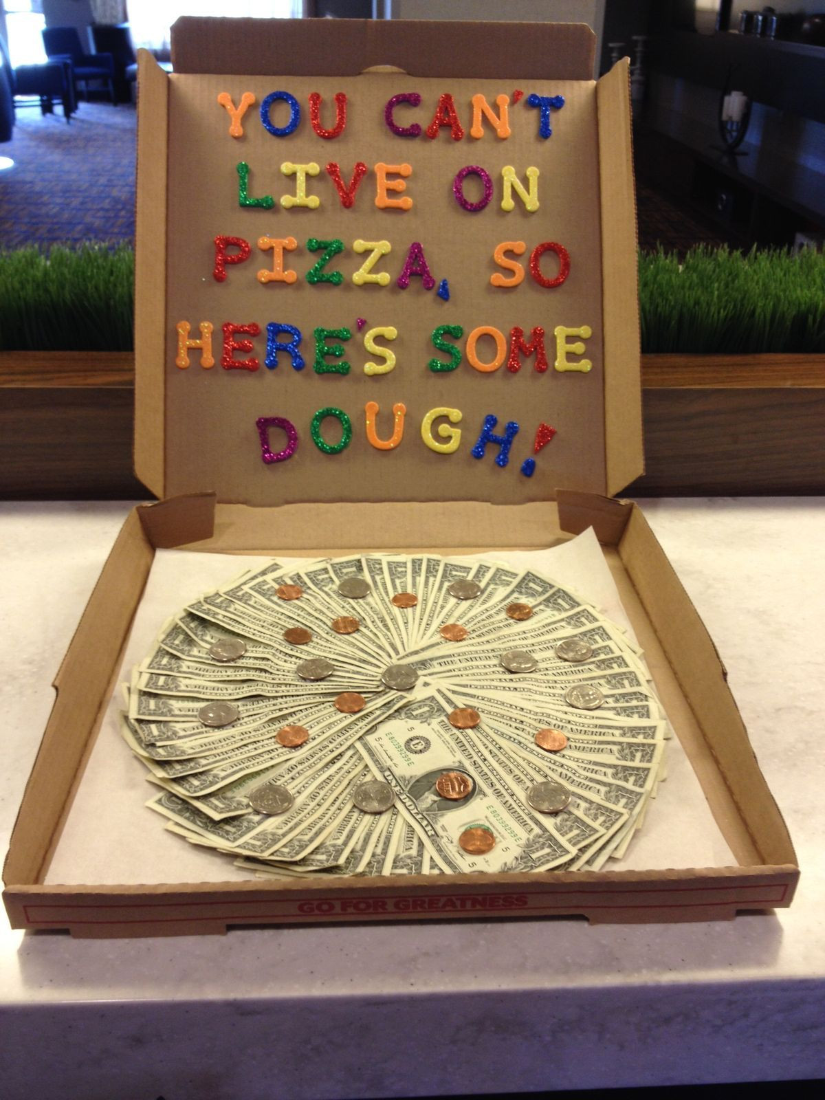 Girlfriend Graduation Gift Ideas
 You can t live on pizza so here s some dough fun way