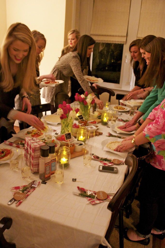 Girls Dinner Party Ideas
 How To Make Your Own Gourmet Pizza & Prosecco Dinner