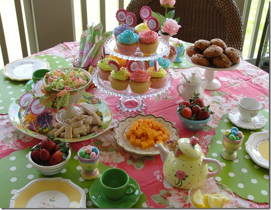 Girls Party Food Ideas
 Party Pops Time for a Tea Party