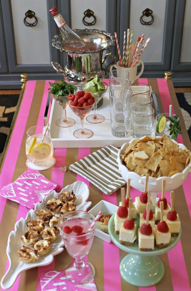 Girls Party Food Ideas
 mint love social club entertaining tips for a girls