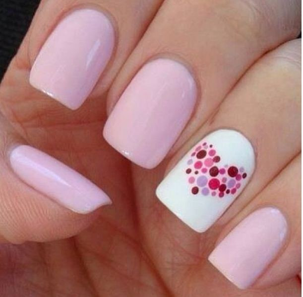 Girly Nail Designs
 Really Pink Nail Art Design by Cute Polish