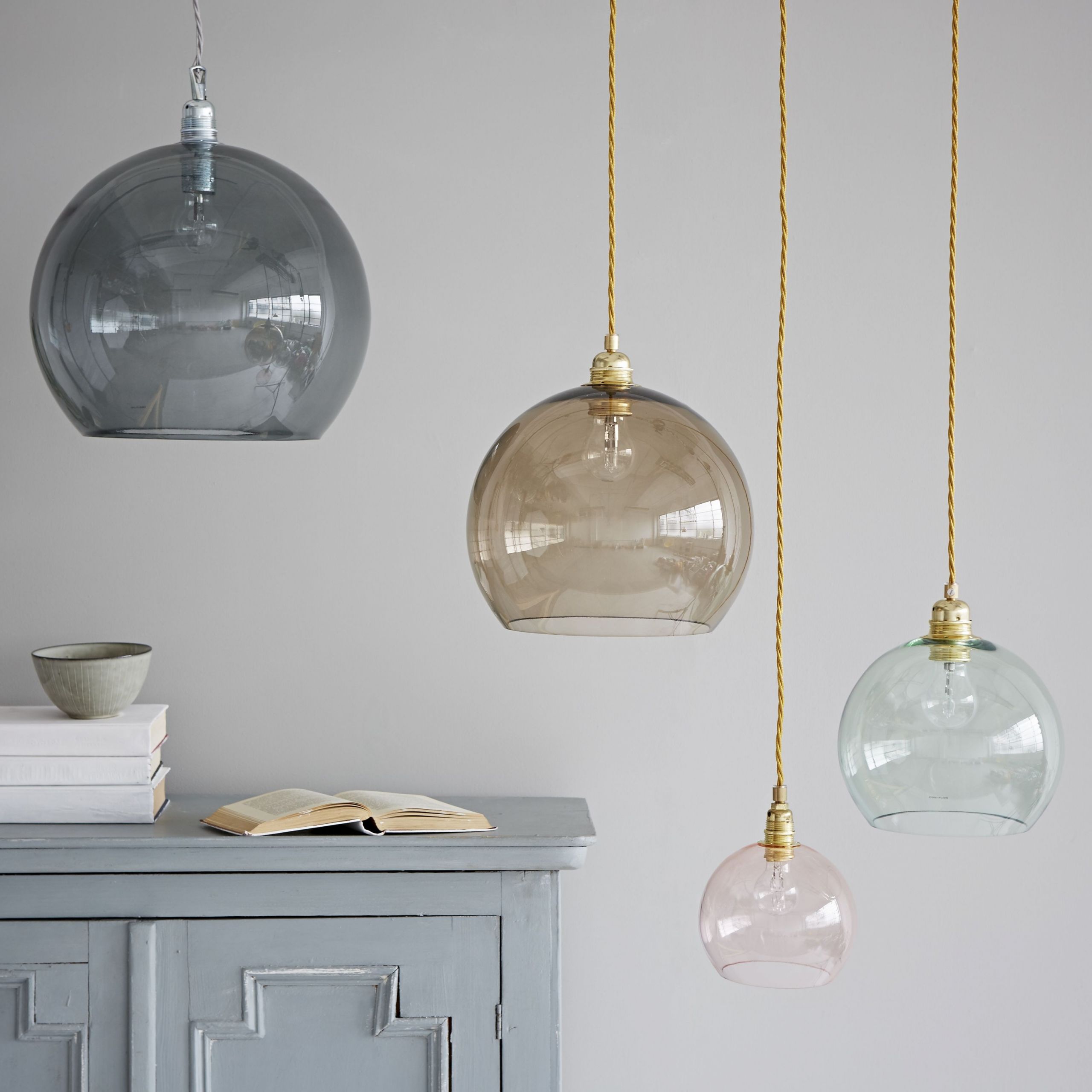 Glass Kitchen Lights
 Coloured Glass Pendant Lights in 2020