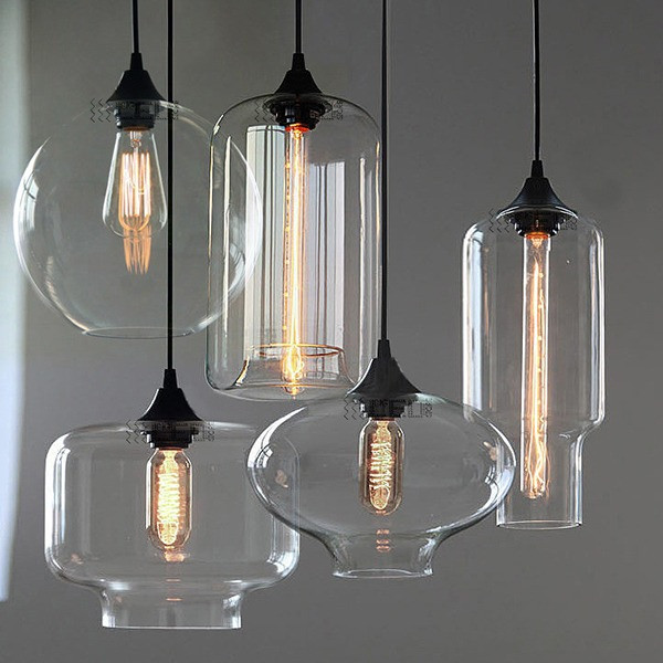 Glass Kitchen Lights
 NEW Modern Retro Glass Pendant Lamps Kitchen Bar Cafe