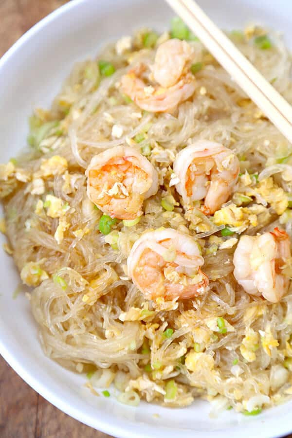 Glass Noodles Recipe
 Stir Fried Glass Noodles with Shrimp Pickled Plum Food