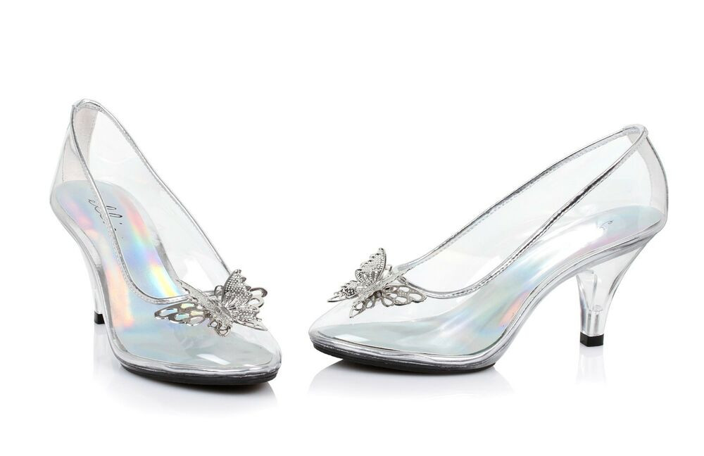 Glass Wedding Shoes
 Clear Glass Slippers Cinderella Costume Shoes Wedding