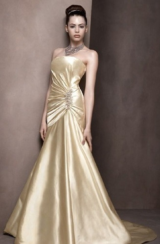Gold Wedding Gowns
 I Heart Wedding Dress Gold Wedding Dress