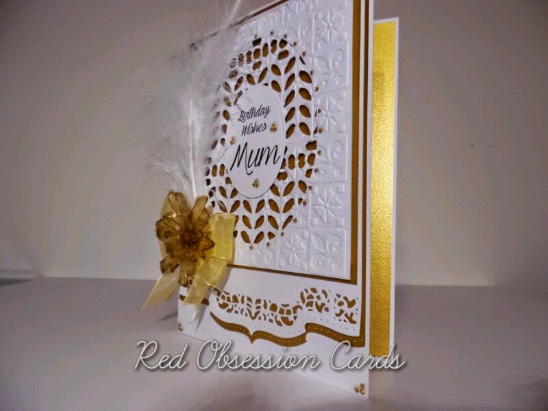 Golden Birthday Wishes
 RED OBSESSION CARDS Golden Birthday Wishes
