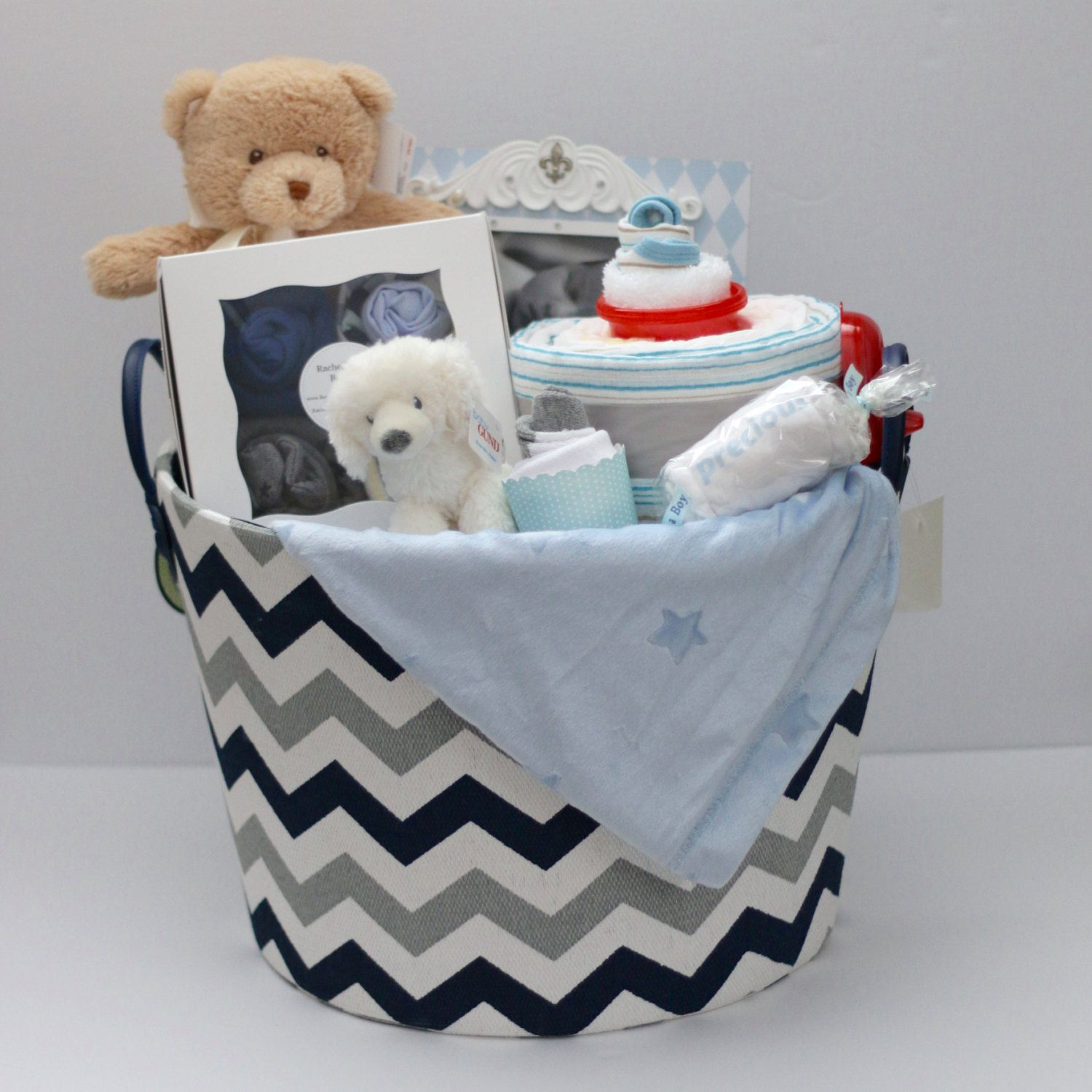 Good Baby Boy Gifts
 Baby Boy Gift Basket Baby Shower Gift Newborn Gift