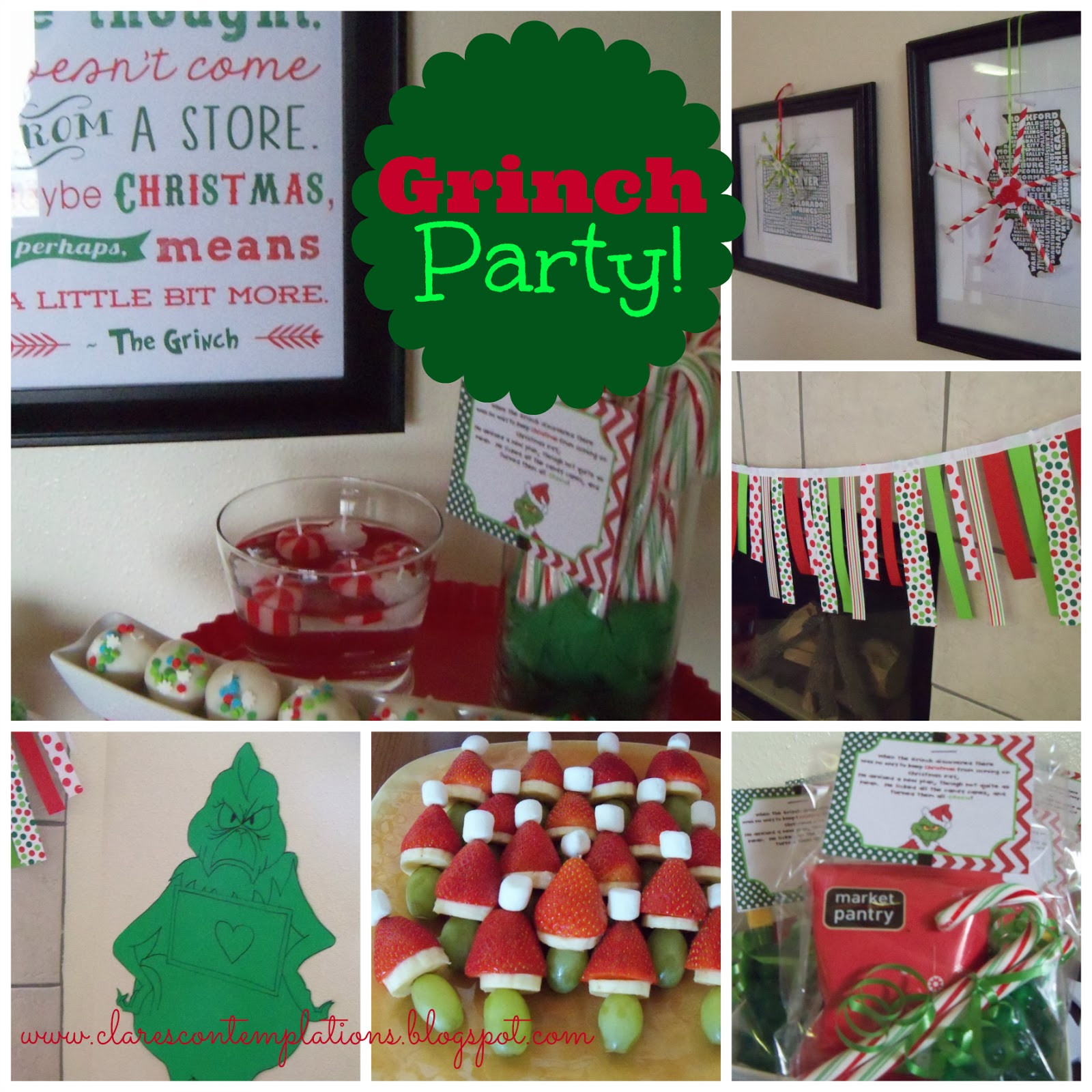 Good Christmas Party Ideas
 Clare s Contemplations Great Grinch Party