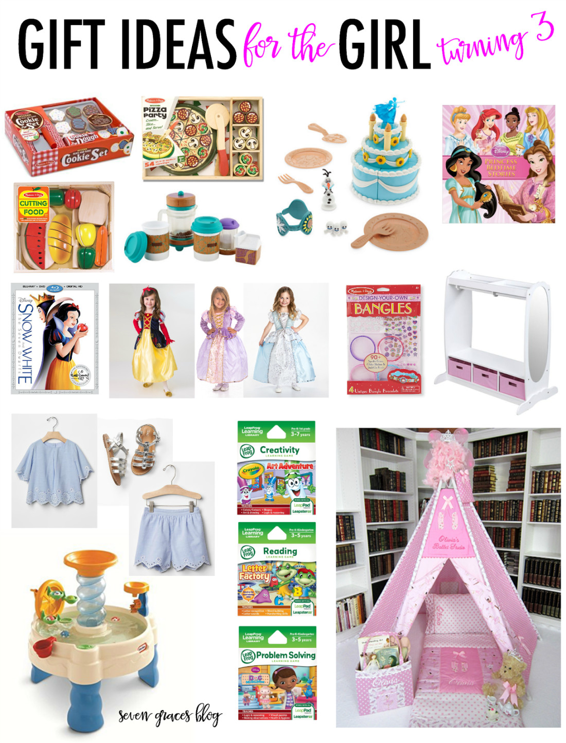 Good Gift Ideas For Girlfriend
 Gift Ideas for the Girl Turning Three Seven Graces