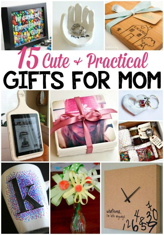 Good Gift Ideas For Mom Birthday
 15 Cute & Practical DIY Gifts for Mom Mom Crafts