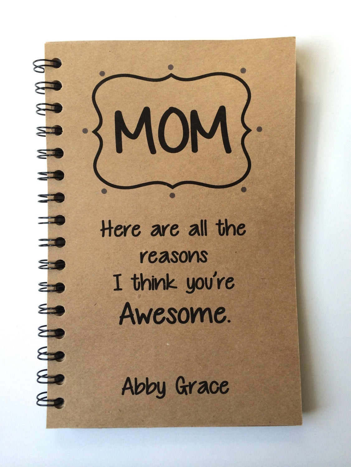 Good Gift Ideas For Mom Birthday
 Birthday Gift to Mom Mothers Day Gift Notebook Gift From