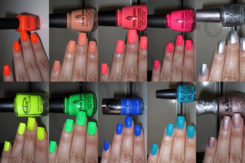 Good Summer Nail Colors
 BeautybyEmel Top 10 nail colors for S S 2012