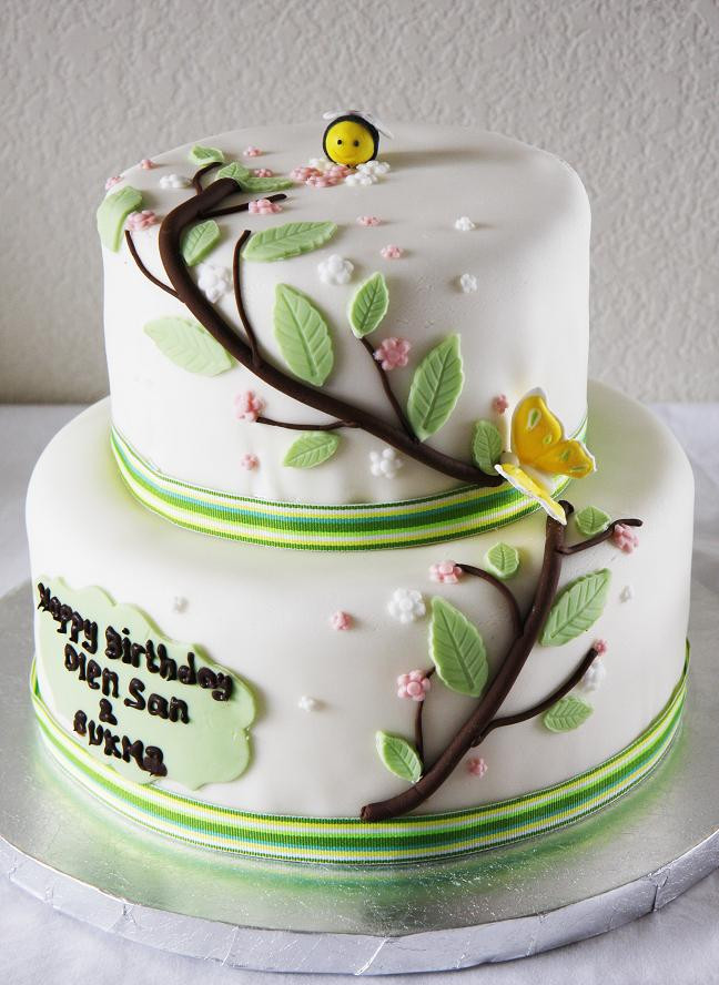 Gourmet Birthday Cakes
 Gourmet Baking Spring Inspired Birthday Cake for Two