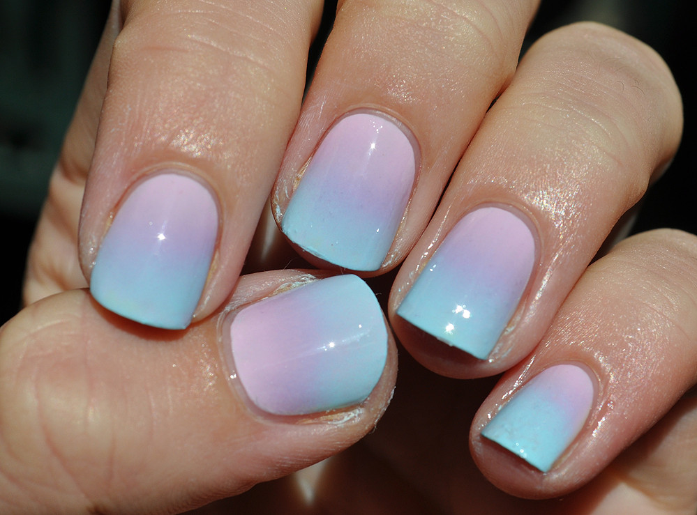 Gradient Nail Designs
 Beauty by Clara take deux pastel gra nt nails