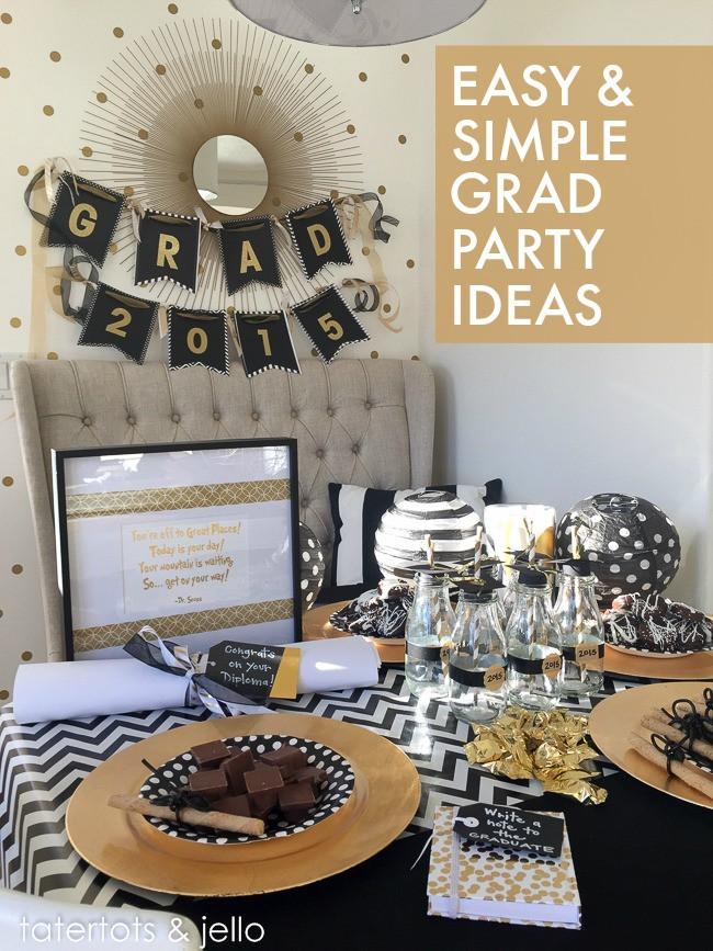Graduation And Birthday Party Ideas
 Easy & Simple Graduation Party Ideas Tatertots and Jello