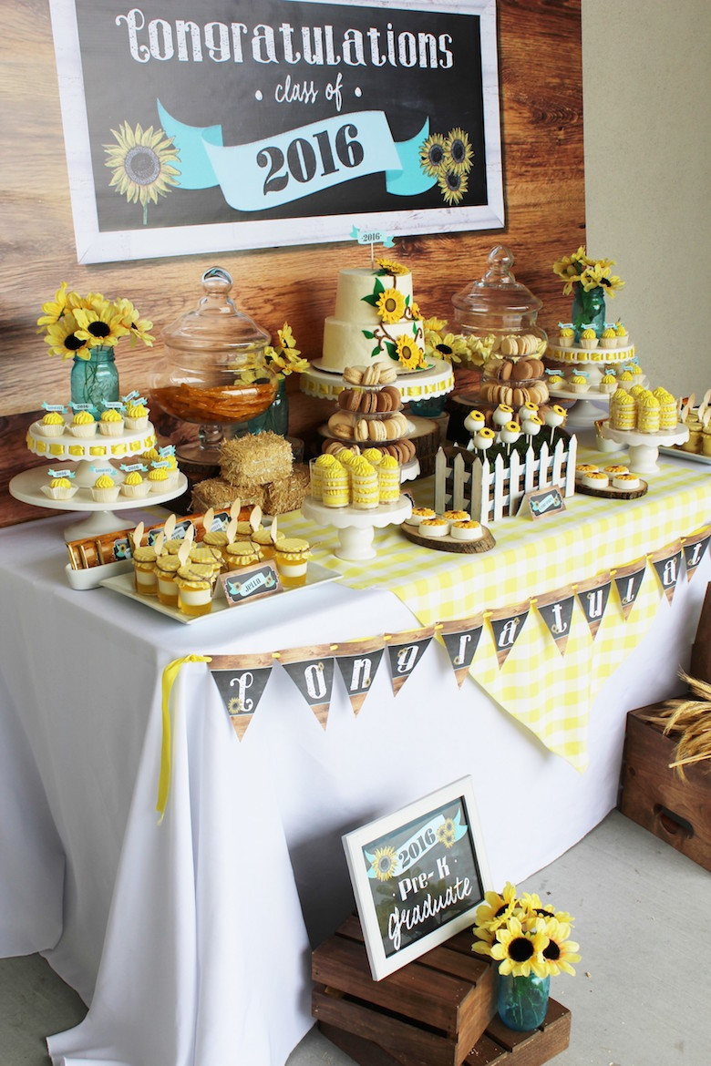 Graduation Party Decorations Ideas
 Fawn Over Baby Country Themed Pre K Graduation Party By