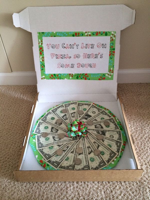 Graduation Party Ideas For Boy And Girl
 A money pizza for the graduate What a cute idea