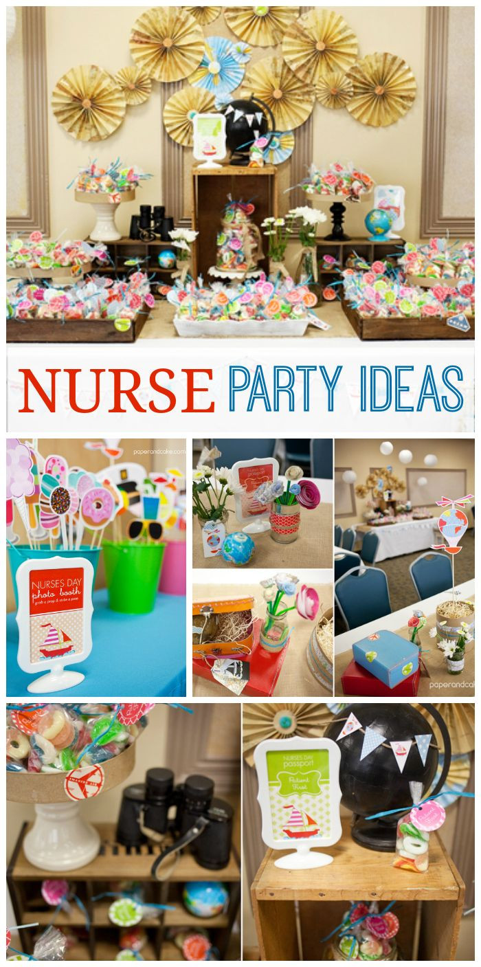 Graduation Party Ideas For Nurses
 176 best images about nurse party on Pinterest
