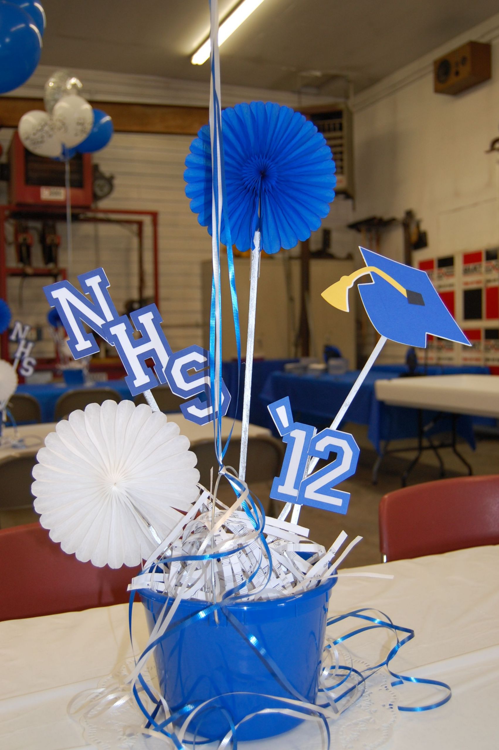 Graduation Party Table Centerpiece Ideas
 Easy centerpieces Grad time will be here soon