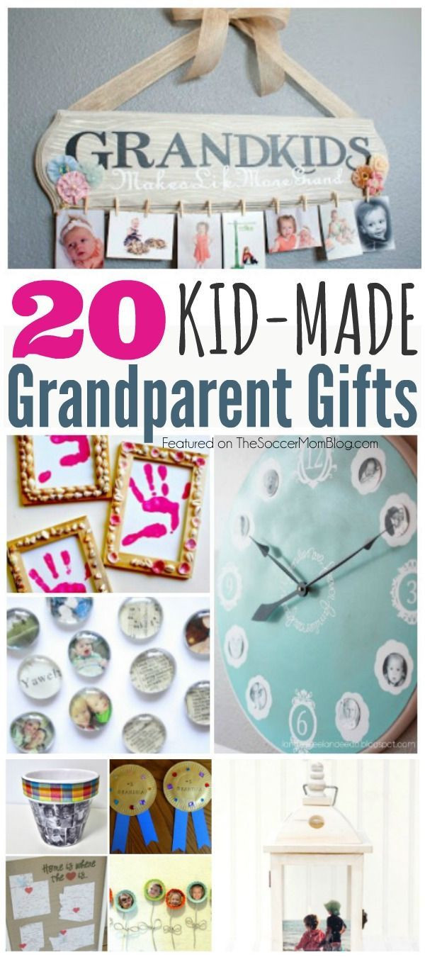 Grandfather Gift Ideas
 20 Kid Made Grandparent Gifts They ll Treasure Forever