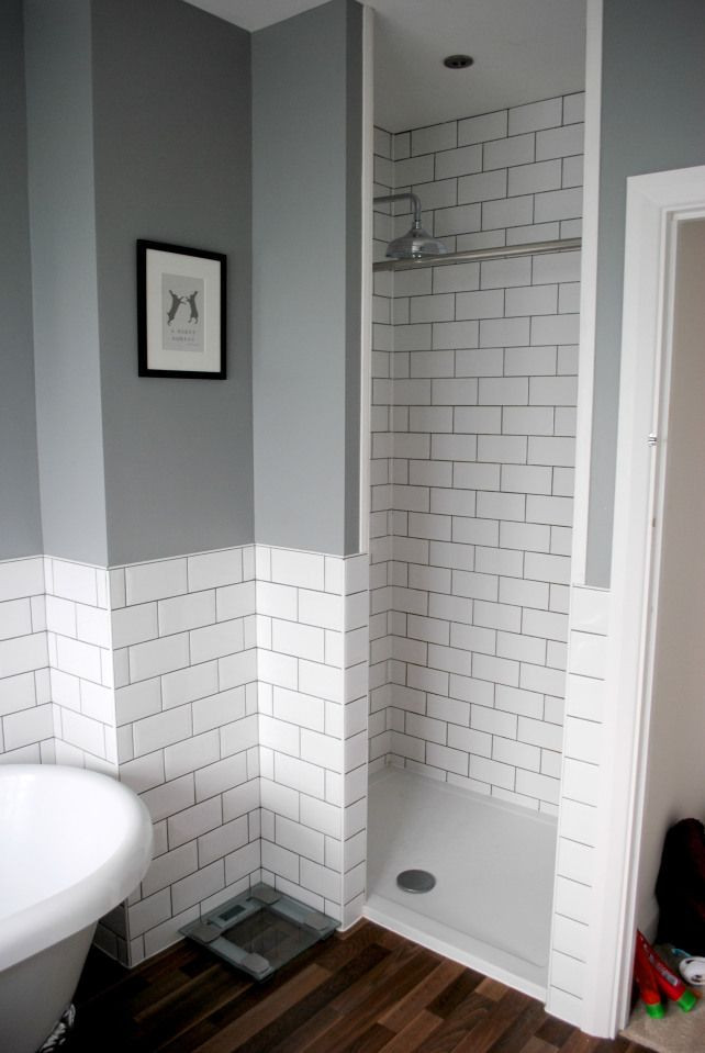 Gray Bathroom Walls
 Pin on Bathroom interior & designs