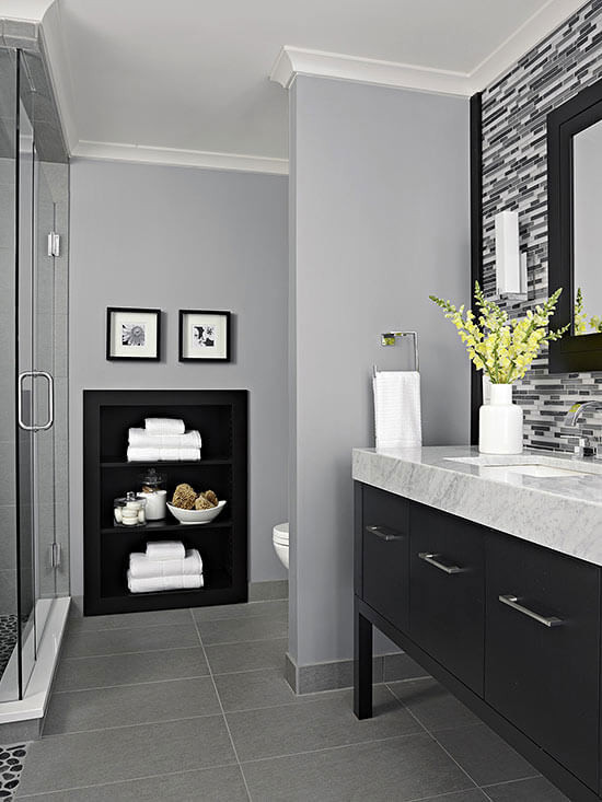 Gray Bathroom Walls
 Top 19 Best Bathroom Paint Colors Ideas for your Small