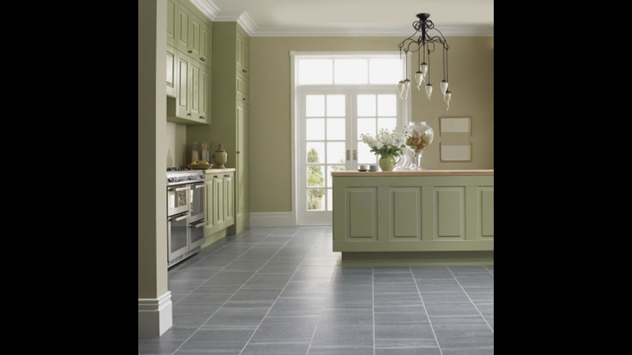 Gray Tile Kitchen
 Kitchen Floor Tile Designs Ideas