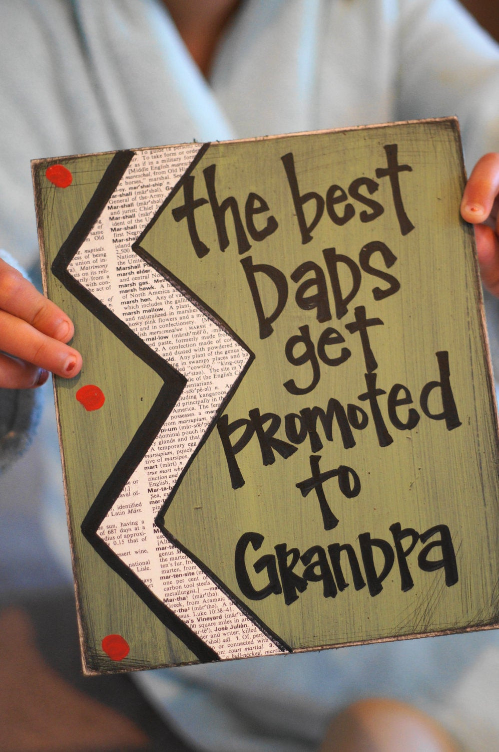 Great Gift Ideas For Grandfather
 Best dad s promoted to grandpa card