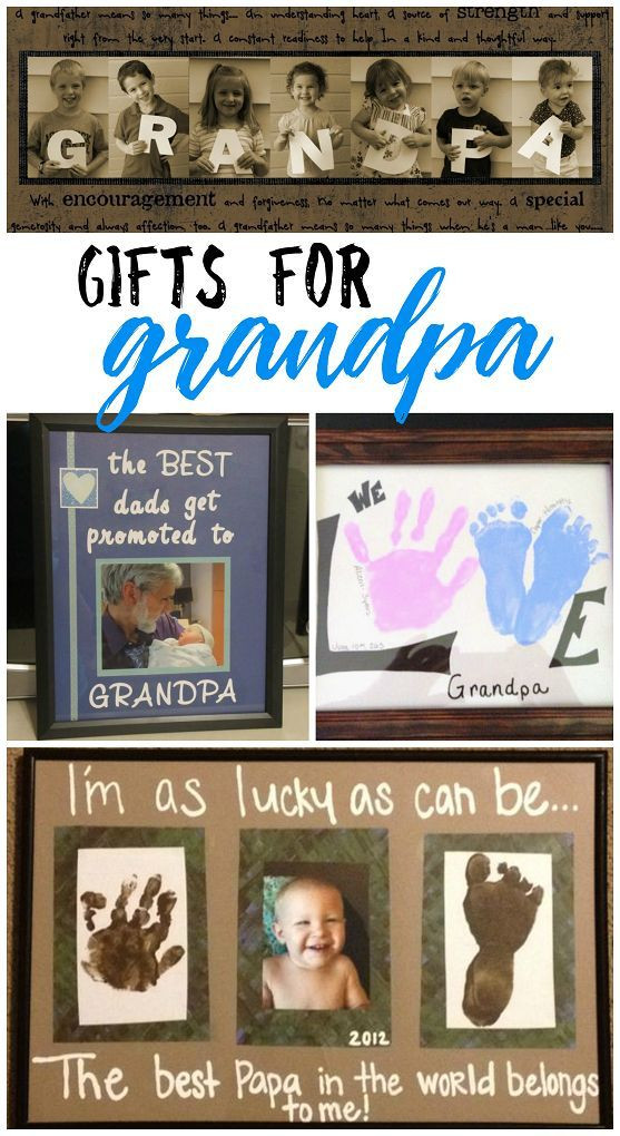 Great Gift Ideas For Grandfather
 The cutest ts for grandpa from the kids Great ideas