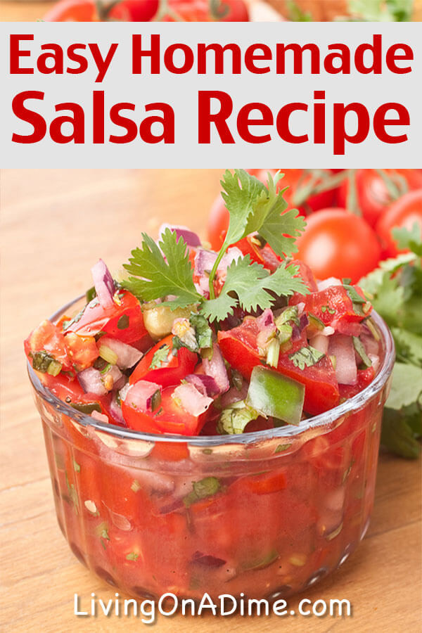 Great Salsa Recipe
 Homemade Salsa Recipe Fresh Salsa Is A Great Use For
