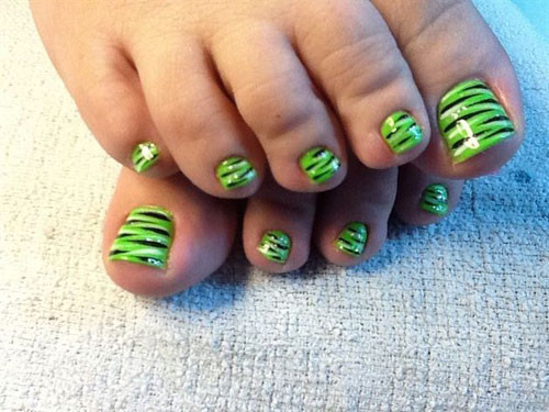 Green Toe Nail Designs
 55 Latest Toe Nail Art Designs