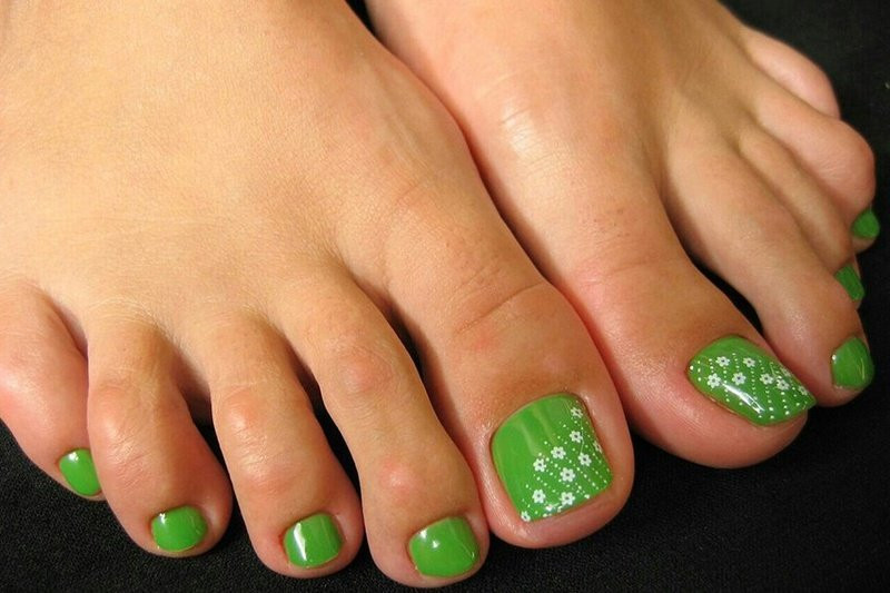 Green Toe Nail Designs
 29 Sweet Toenail Designs to Show f This Summer Easy
