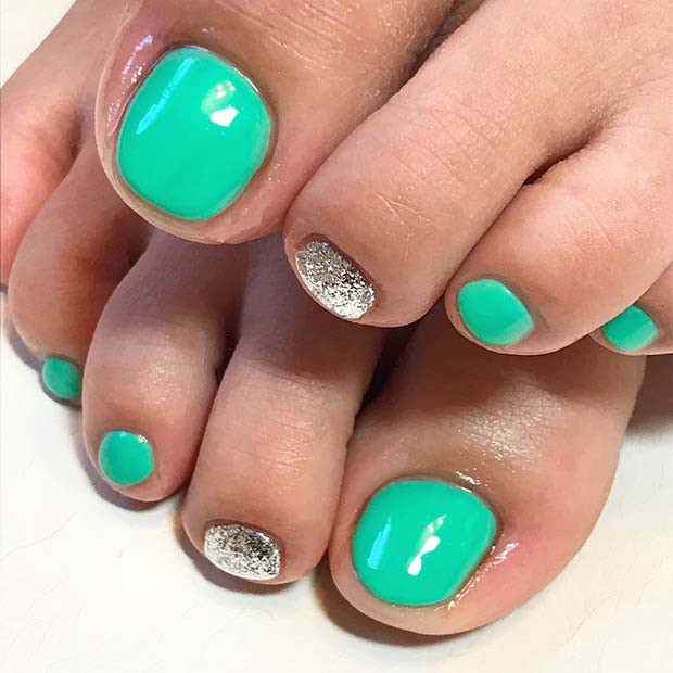Green Toe Nail Designs
 21 Elegant Toe Nail Designs for Spring and Summer