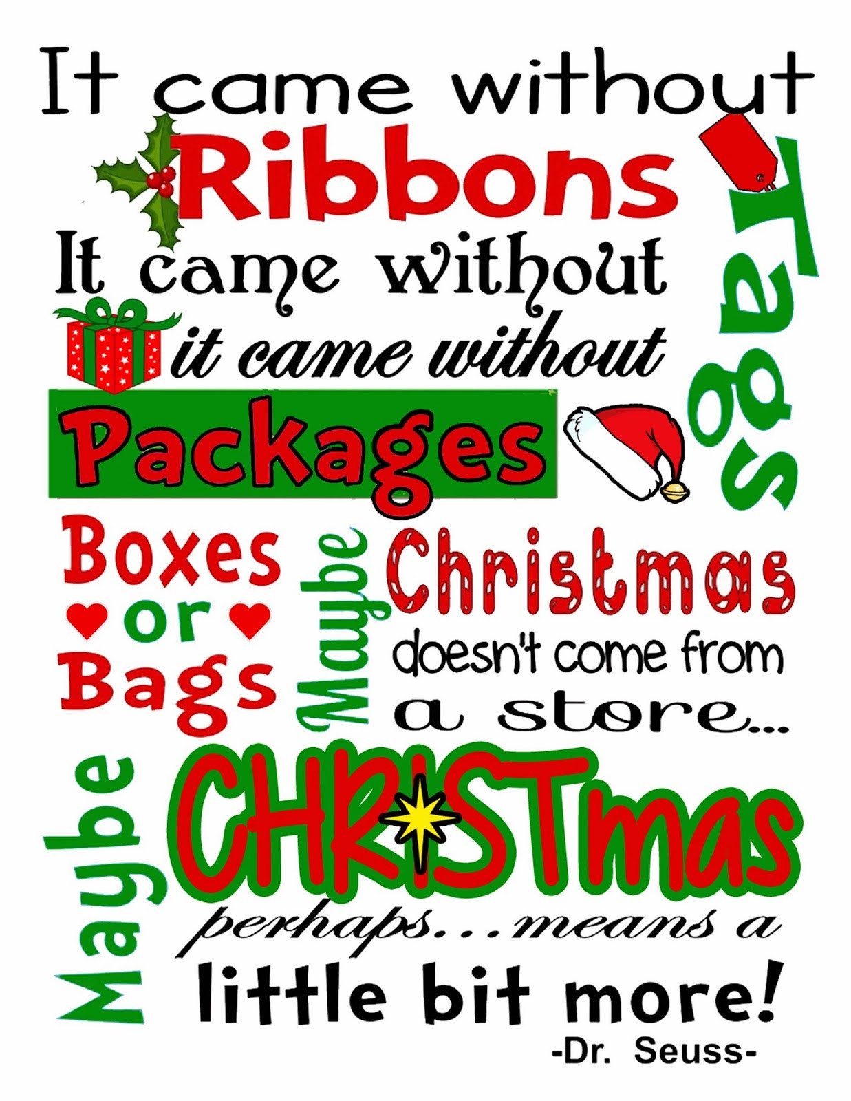 Grinch Christmas Quote
 Dr Seuss Quotes Grinch QuotesGram