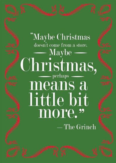 Grinch Christmas Quote
 The Grinch Quotes Heart QuotesGram