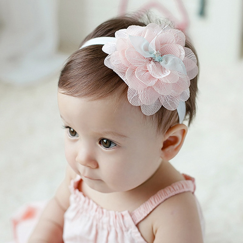Hair Bands For Baby Girl
 Baby Girl Headband Lace Big Flower Baby Girl Hairband Head